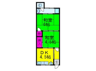 五月荘の物件間取画像